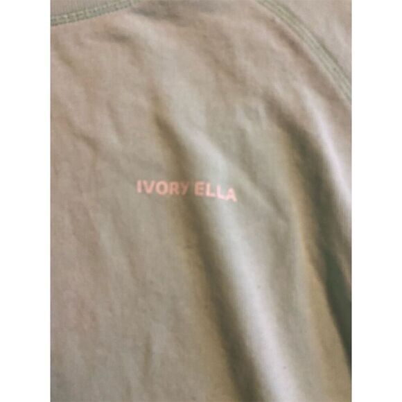 Ivory Ella Unisex Crewneck Sweatshirt Green Size M Long Sleeve - Picture 3 of 4